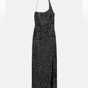 Asymmetric Sequin Dress